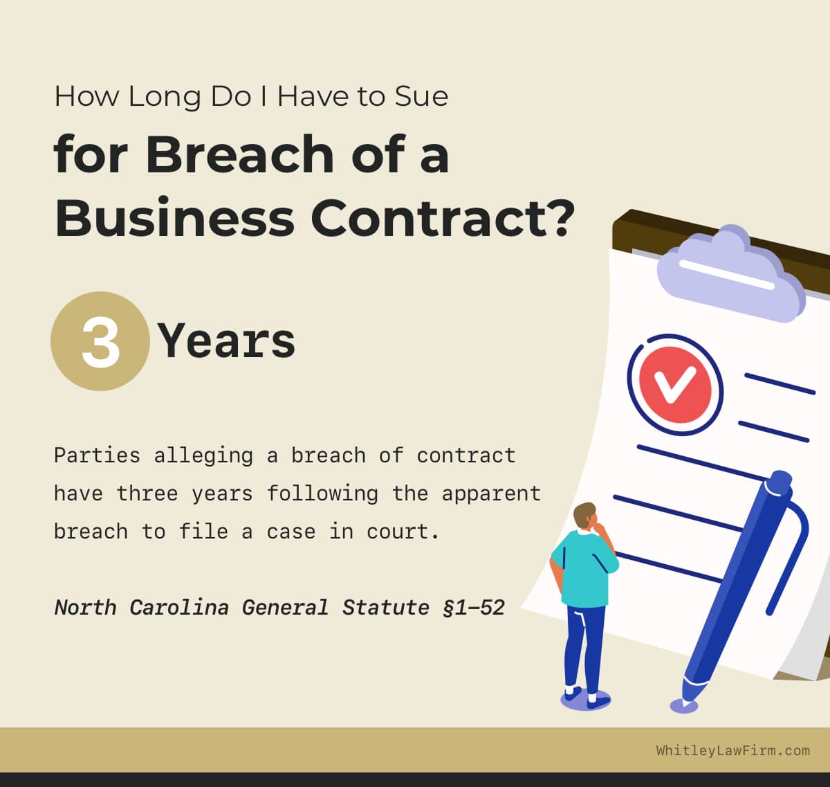 Breach of Contract Statute of Limitations | Whitley Law Firm